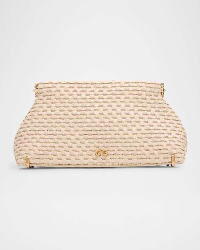 Lillia Mini Woven Clutch Bag